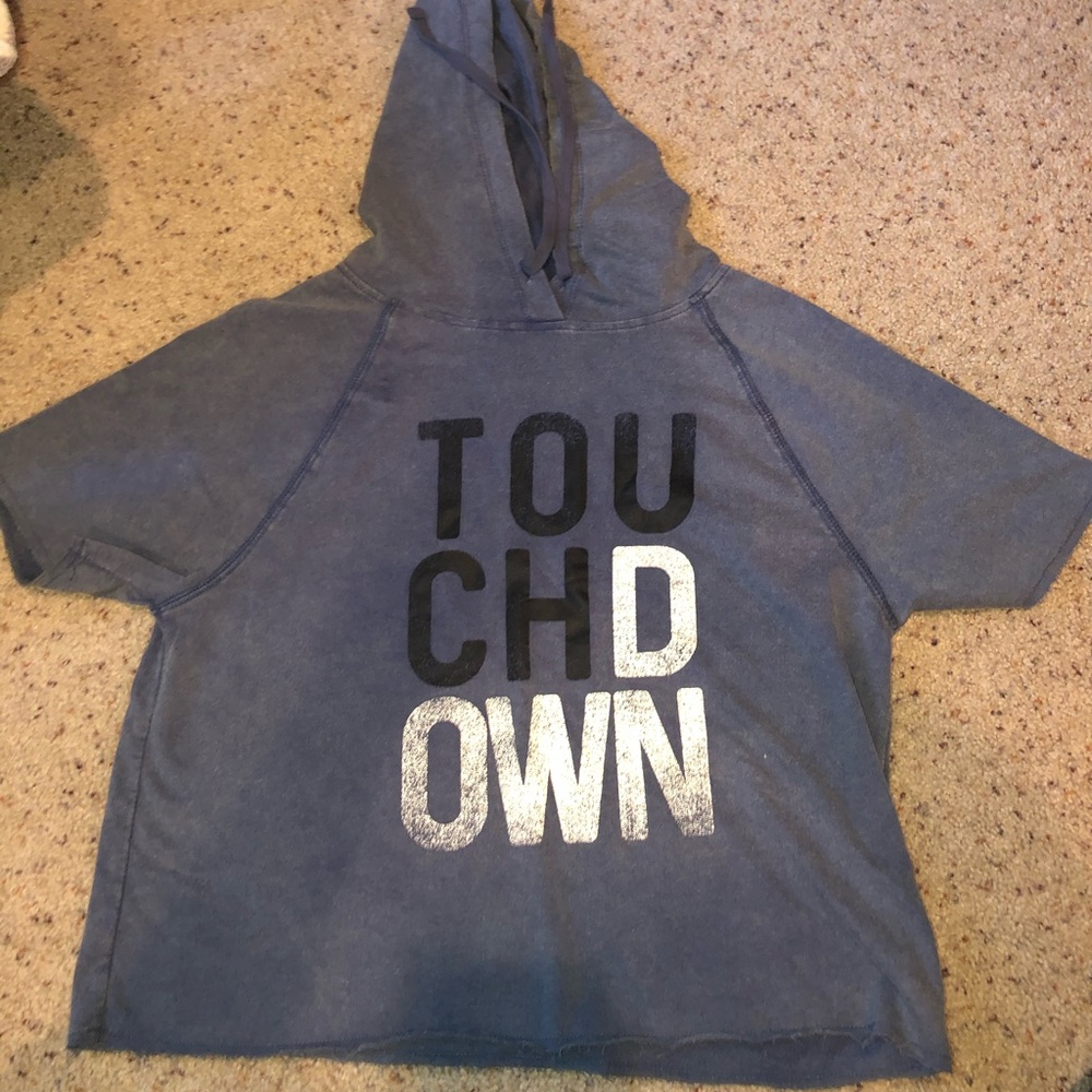 touchdown cropped hoodie from target
